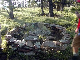 Gravesite on Wilson Mesa